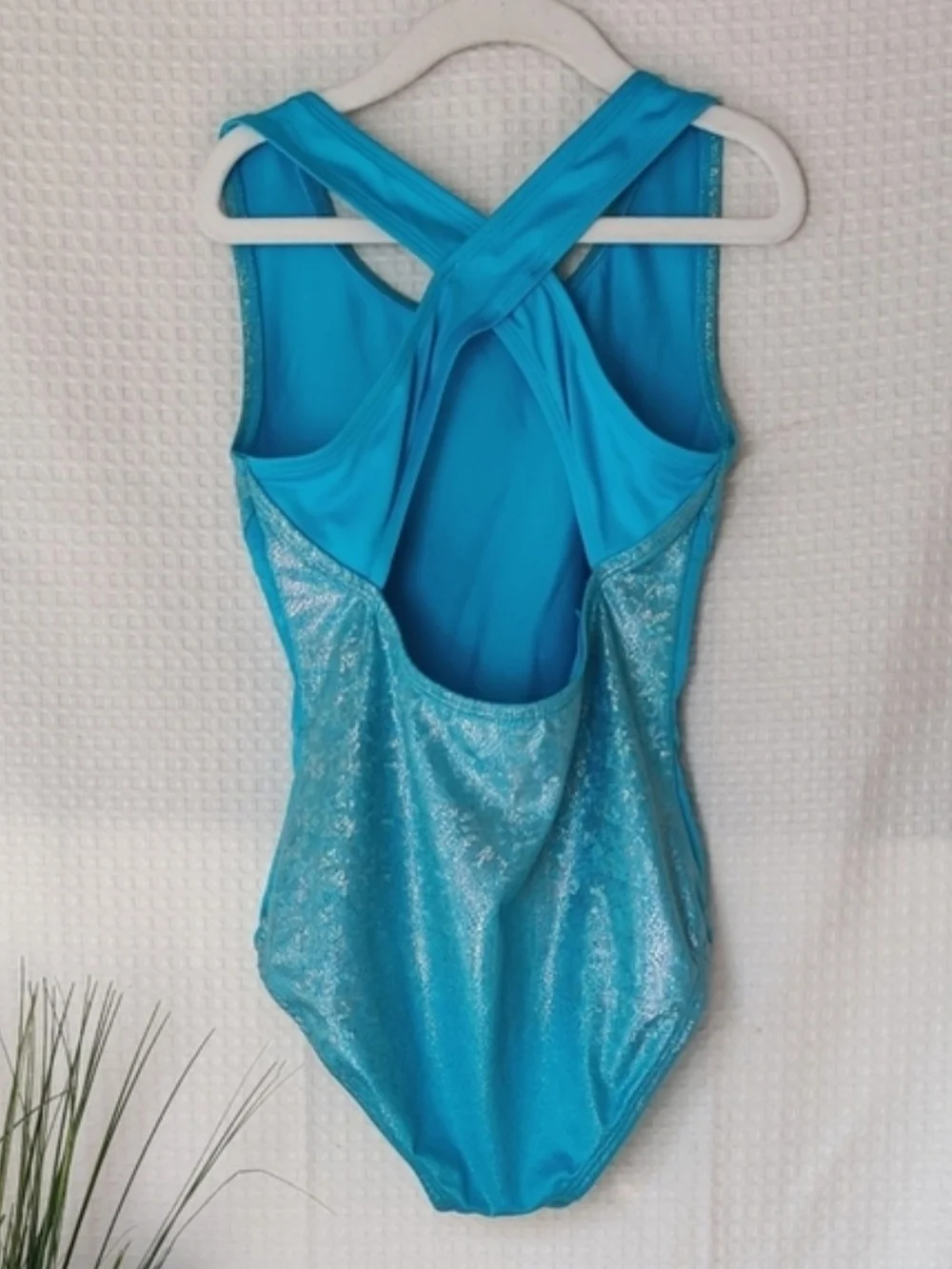 More Than Magic Girls Blue Swimsuit Size M(7/8)